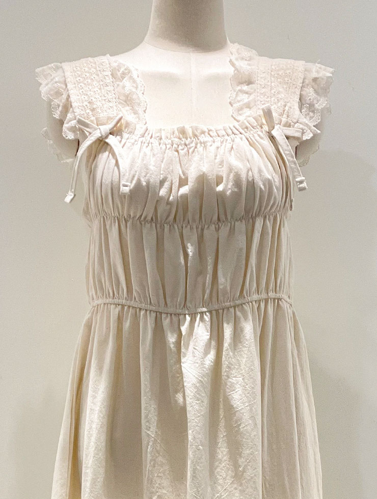女士 Gemma 有机棉连衣裙（2C 无袖方领）21-00435